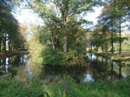 Leudal NL : Ortsteil Haelen, Kasteellaan, Haelensebeek ( Fluss )